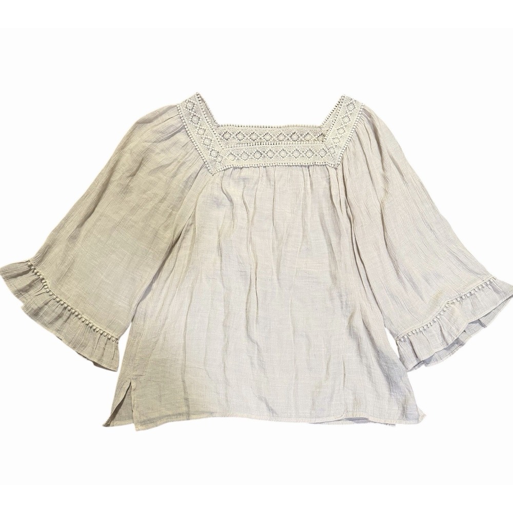 Zac And Rachel Size Medium Boho Blouse Top‎